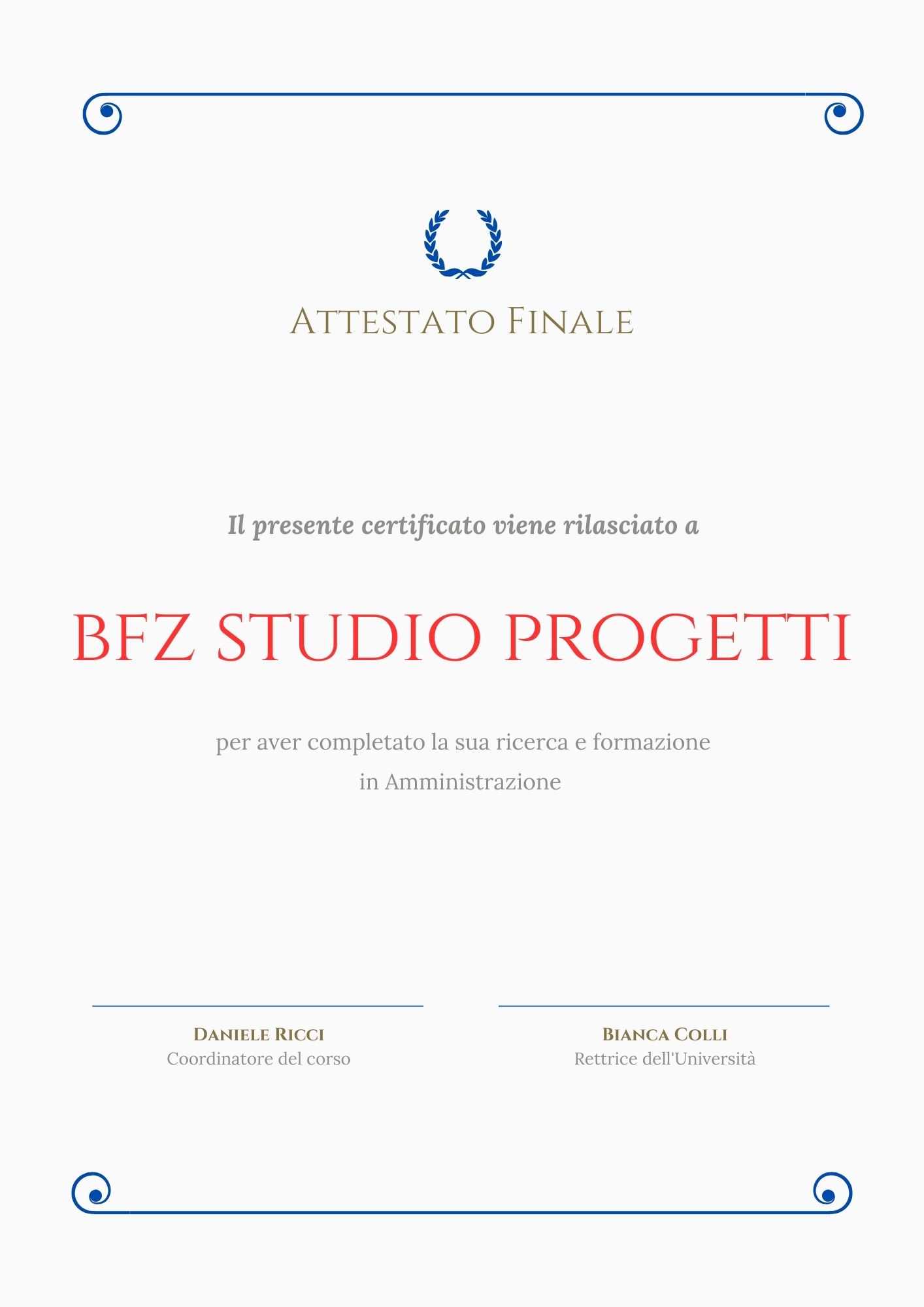 attestato