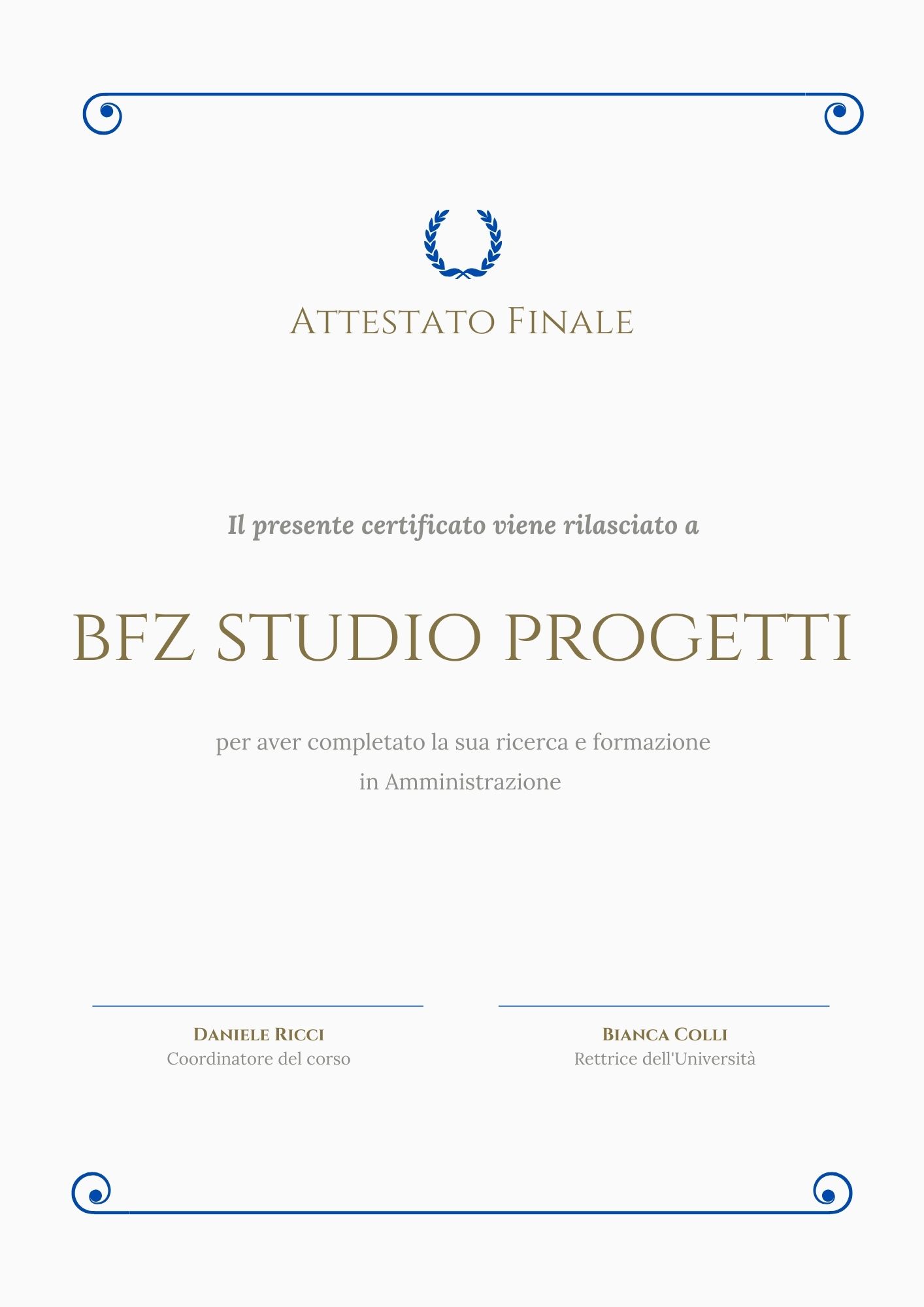 attestato