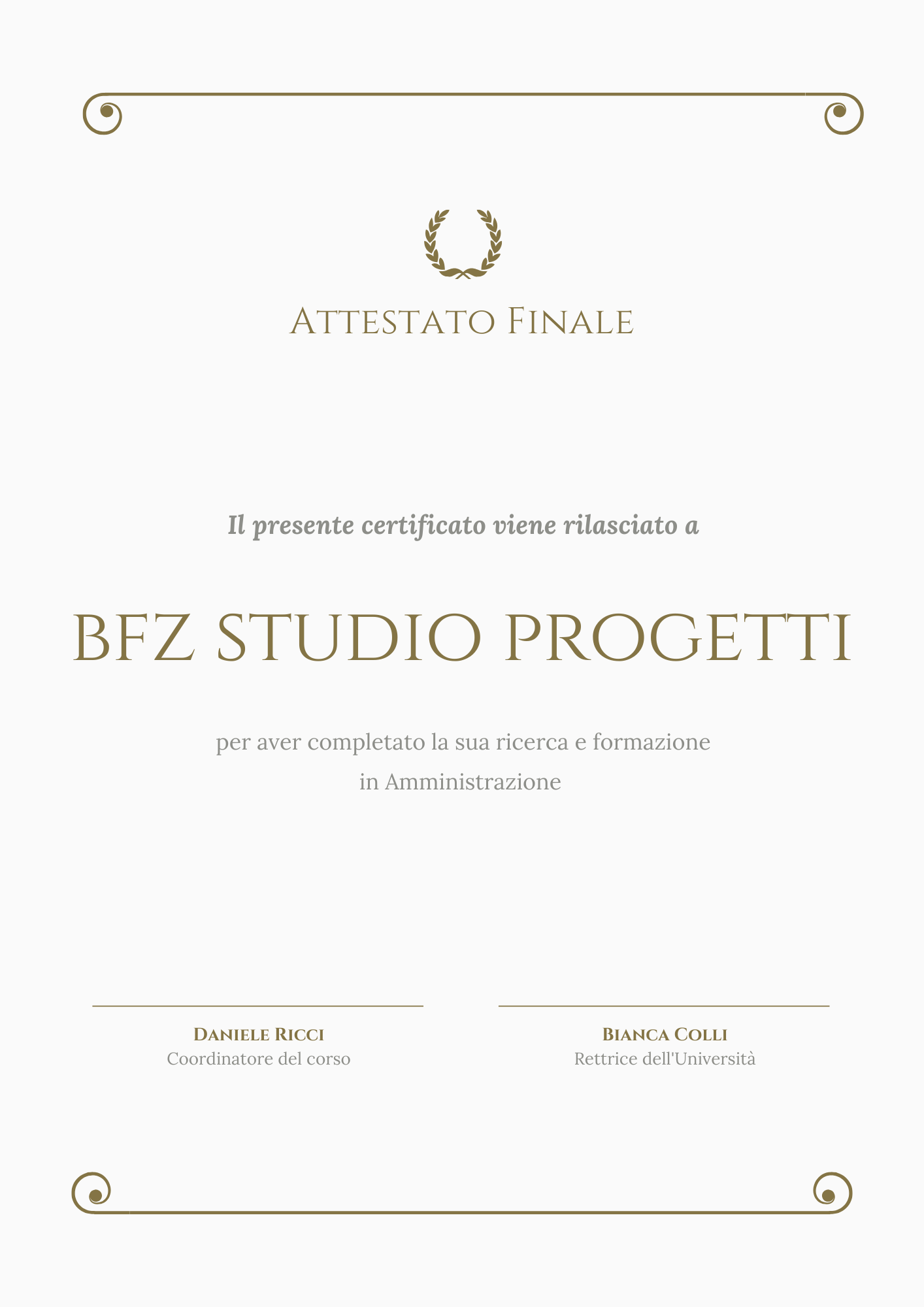 attestato